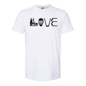 Ice Hockey Player Gift Love Hockey Softstyle CVC T-Shirt