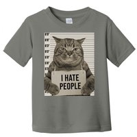 I Hate People Funny Jail Cat Toddler T-Shirt