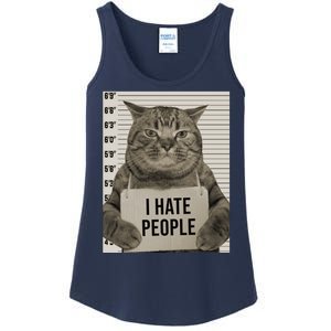 I Hate People Funny Jail Cat Ladies Essential Tank