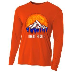 I Hate People Cooling Performance Long Sleeve Crew