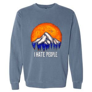 I Hate People Garment-Dyed Sweatshirt