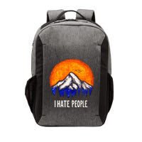 I Hate People Vector Backpack