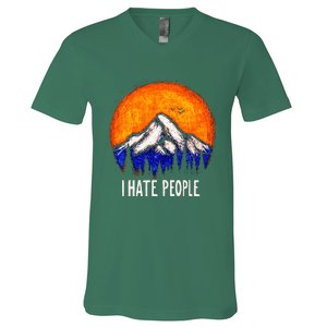 I Hate People V-Neck T-Shirt