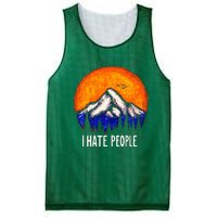 I Hate People Mesh Reversible Basketball Jersey Tank