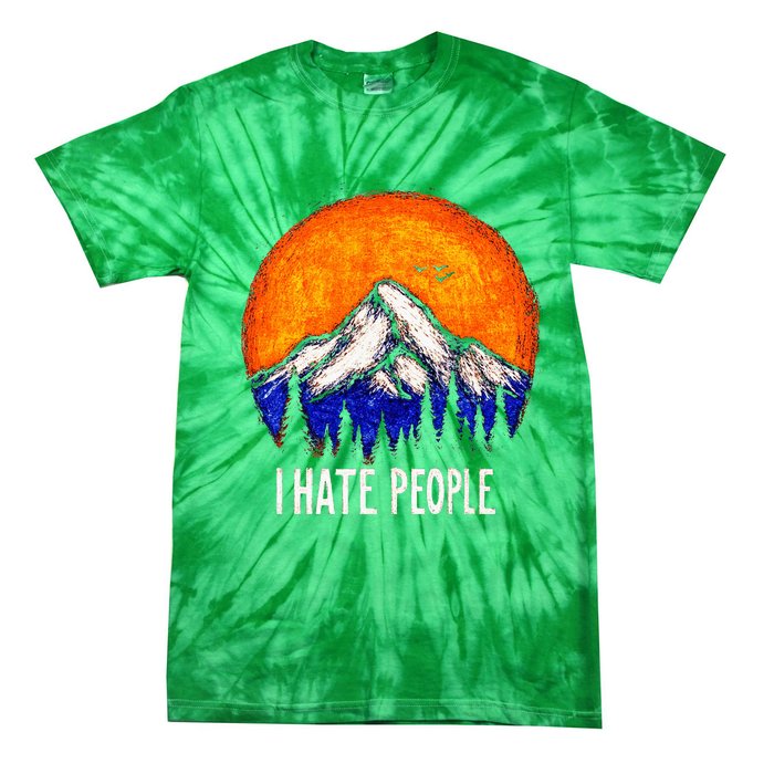 I Hate People Tie-Dye T-Shirt