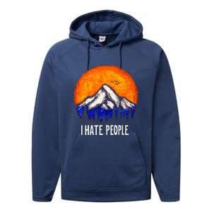 I Hate People Performance Fleece Hoodie