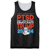 I Have Ptsd Pretty Tired Of Stupid Democrats Trump 2024 Mesh Reversible Basketball Jersey Tank