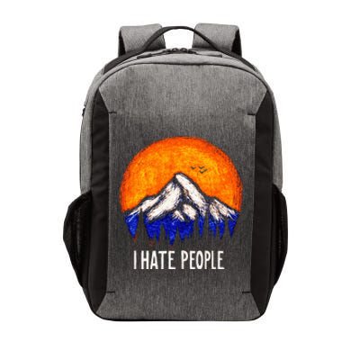 I Hate People Vector Backpack