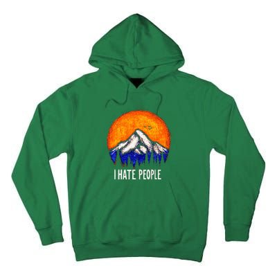 I Hate People Tall Hoodie