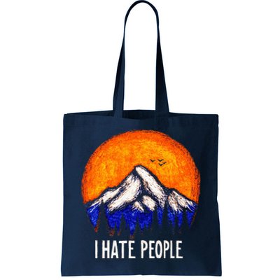 I Hate People Tote Bag