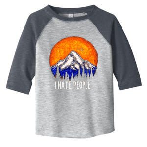 I Hate People Toddler Fine Jersey T-Shirt