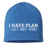 I Have Plan I Just Need Money Funny Gamer Rdr2 Funny Gift Sustainable Beanie