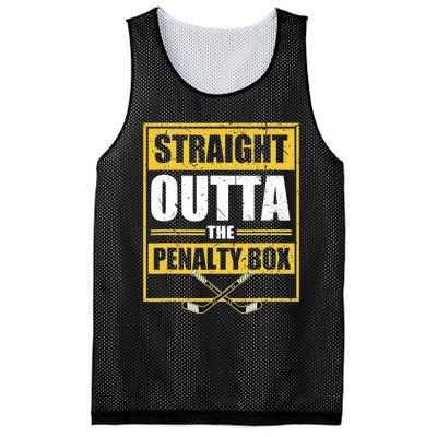 Ice. Hockey Player Gift Straight Outta The Penalty Box  Mesh Reversible Basketball Jersey Tank