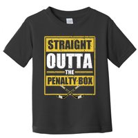 Ice. Hockey Player Gift Straight Outta The Penalty Box  Toddler T-Shirt