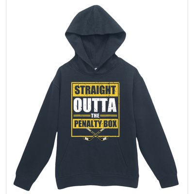 Ice. Hockey Player Gift Straight Outta The Penalty Box  Urban Pullover Hoodie