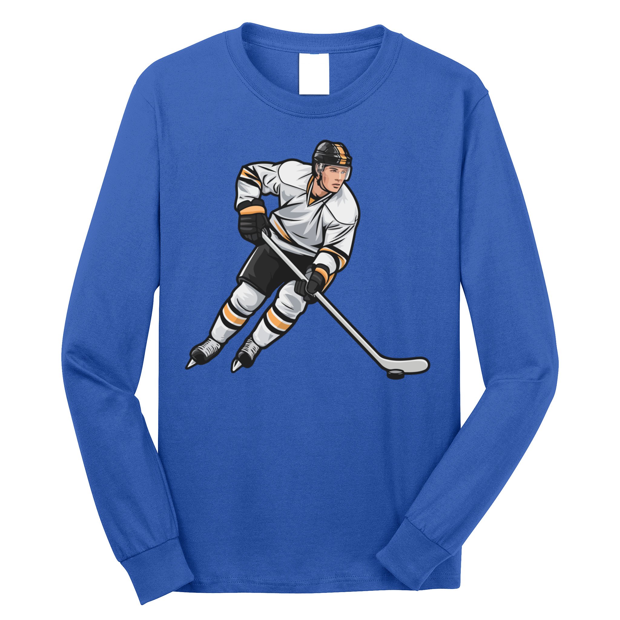 Ice Hockey Player Game Day Gift Dults Cute Gift Long Sleeve Shirt