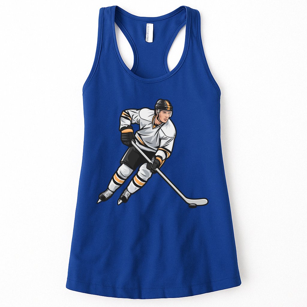 Ice Hockey Player Game Day Gift Dults Cute Gift Womens Tank Top