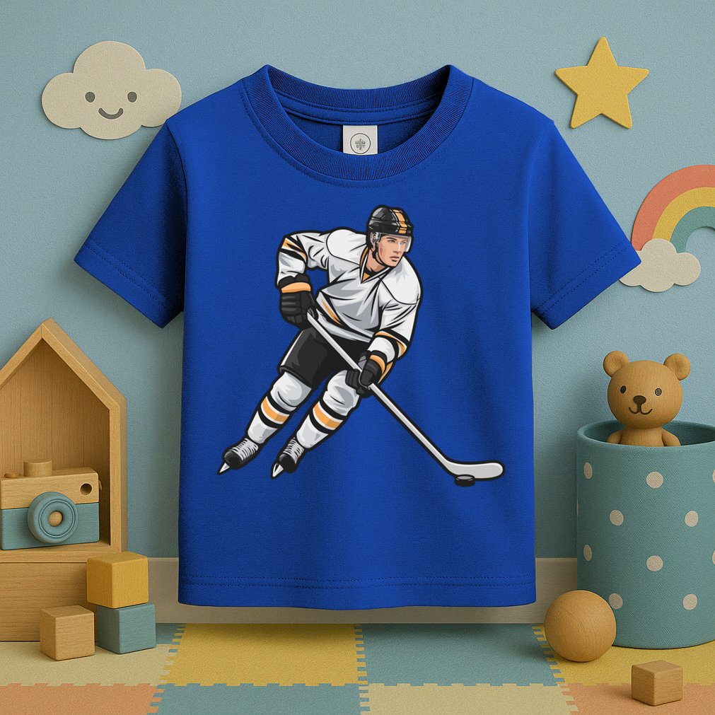 Ice Hockey Player Game Day Gift Dults Cute Gift Toddler T-Shirt