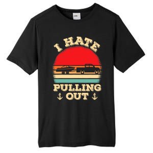 I Hate Pulling Out Retro Boating Boat Captain Tall Fusion ChromaSoft Performance T-Shirt