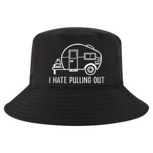 I Hate Pulling Out Boating Boat Captain Cool Comfort Performance Bucket Hat