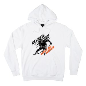 Ice Hockey Players Walk On Water Cool Gift Superpower Gift Hoodie