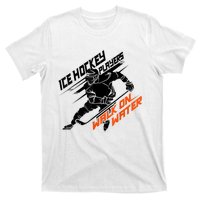 Ice Hockey Players Walk On Water Cool Gift Superpower Gift T-Shirt