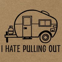I Hate Pulling Out Boating Boat Captain Cotton Canvas Backpack