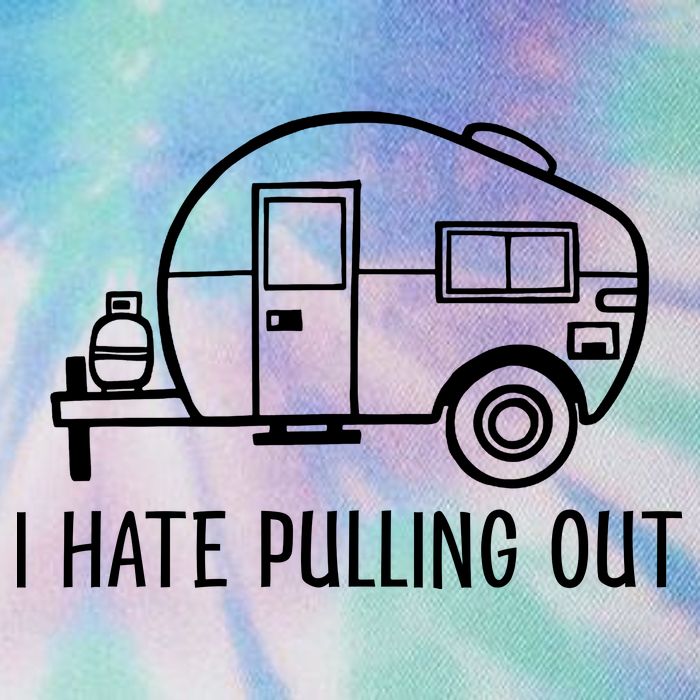 I Hate Pulling Out Boating Boat Captain Legacy Tie Dye Trucker Hat