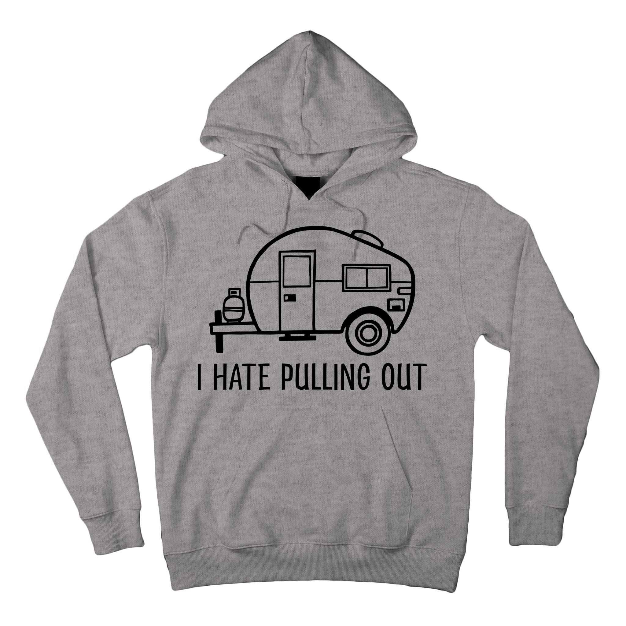 I Hate Pulling Out Boating Boat Captain Tall Hoodie