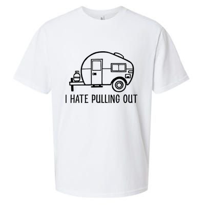 I Hate Pulling Out Boating Boat Captain Sueded Cloud Jersey T-Shirt