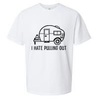 I Hate Pulling Out Boating Boat Captain Sueded Cloud Jersey T-Shirt