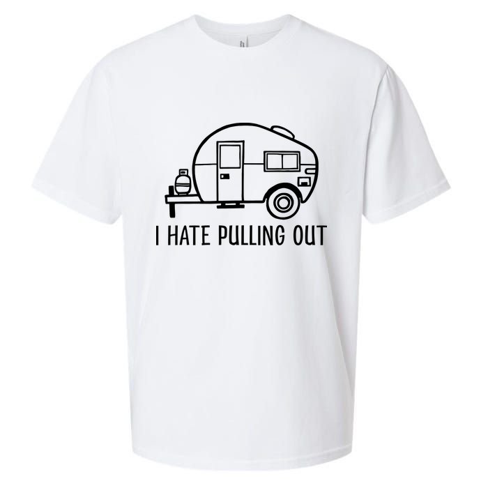 I Hate Pulling Out Boating Boat Captain Sueded Cloud Jersey T-Shirt