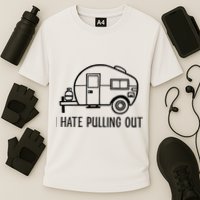 I Hate Pulling Out Boating Boat Captain Performance Shirt
