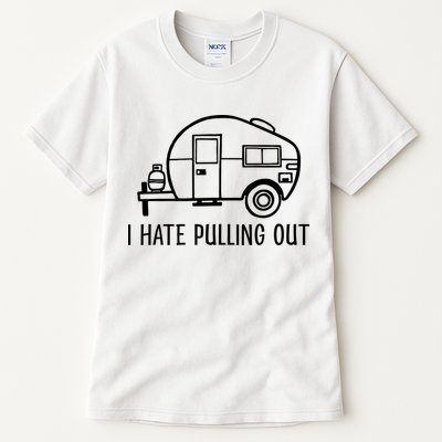 I Hate Pulling Out Boating Boat Captain Tall T-Shirt