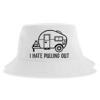 I Hate Pulling Out Boating Boat Captain Sustainable Bucket Hat