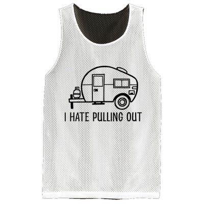 I Hate Pulling Out Boating Boat Captain Mesh Reversible Basketball Jersey Tank