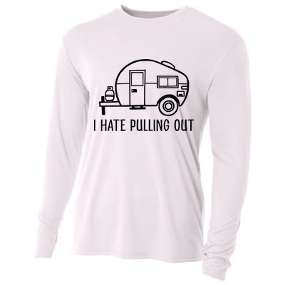 I Hate Pulling Out Boating Boat Captain Cooling Performance Long Sleeve Crew