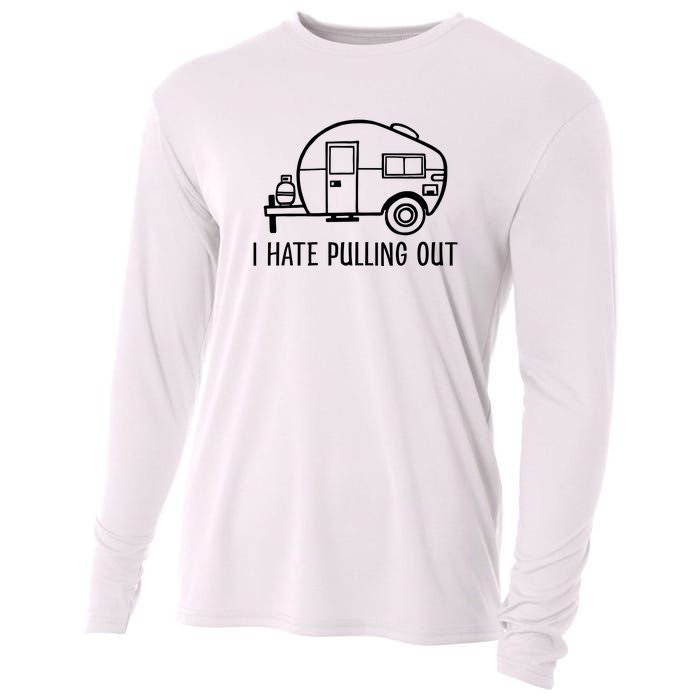 I Hate Pulling Out Boating Boat Captain Cooling Performance Long Sleeve Crew