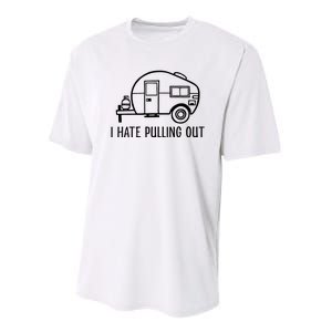 I Hate Pulling Out Boating Boat Captain Performance Sprint T-Shirt