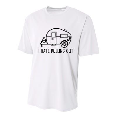 I Hate Pulling Out Boating Boat Captain Youth Performance Sprint T-Shirt