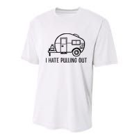 I Hate Pulling Out Boating Boat Captain Youth Performance Sprint T-Shirt
