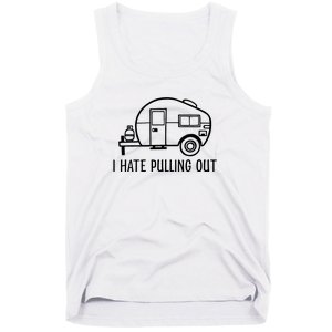 I Hate Pulling Out Boating Boat Captain Tank Top