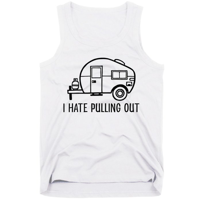 I Hate Pulling Out Boating Boat Captain Tank Top