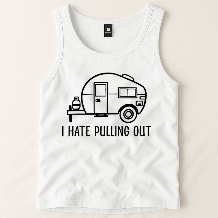 I Hate Pulling Out Boating Boat Captain Tank Top