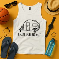 I Hate Pulling Out Boating Boat Captain Tank Top