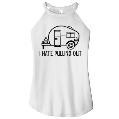 I Hate Pulling Out Boating Boat Captain Women's Perfect Tri Rocker Tank
