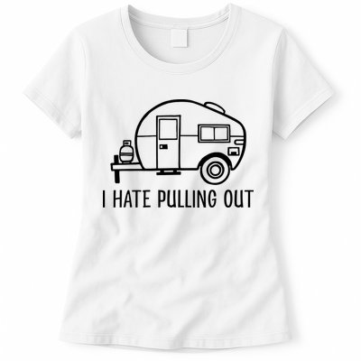 I Hate Pulling Out Boating Boat Captain Womens T-Shirt