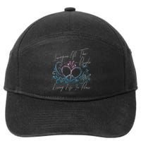 Imagine Hippie People Living Life In Peace And Love 7-Panel Snapback Hat