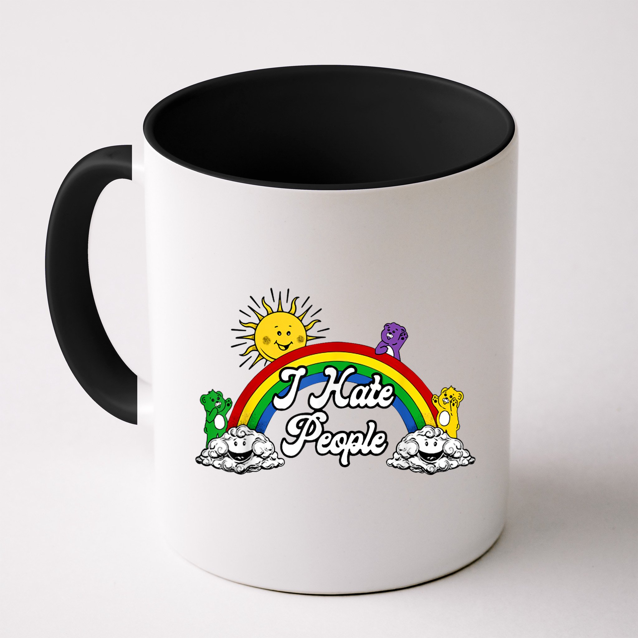 I Hate People Rainbow Printed Mug