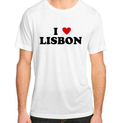 I Heart Portugal City - I Love Lisbon  Adult ChromaSoft Performance T-Shirt